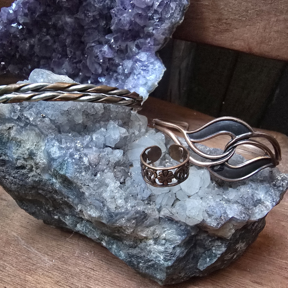 Twisted Gold and Silver Women's Bracelet
